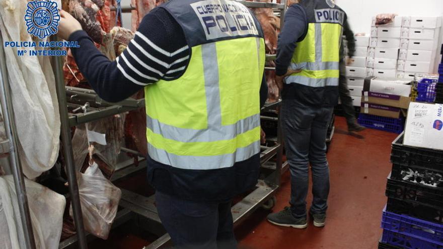 Operación Pork en Cárnicas Luis por vender carne en mal estado