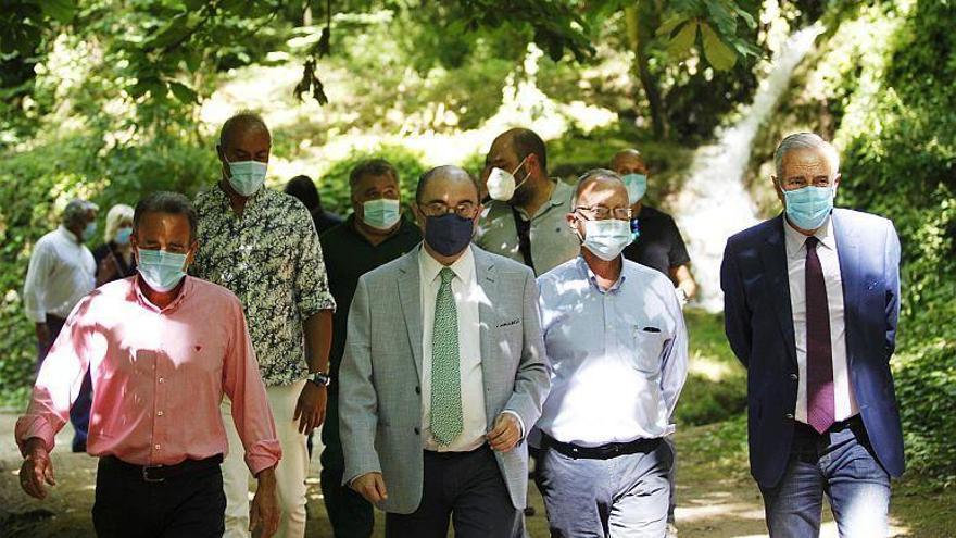 Lambán defiende que Aragón &quot;está bien&quot; y es un destino &quot;visitable&quot; y seguro frente a la COVID-19