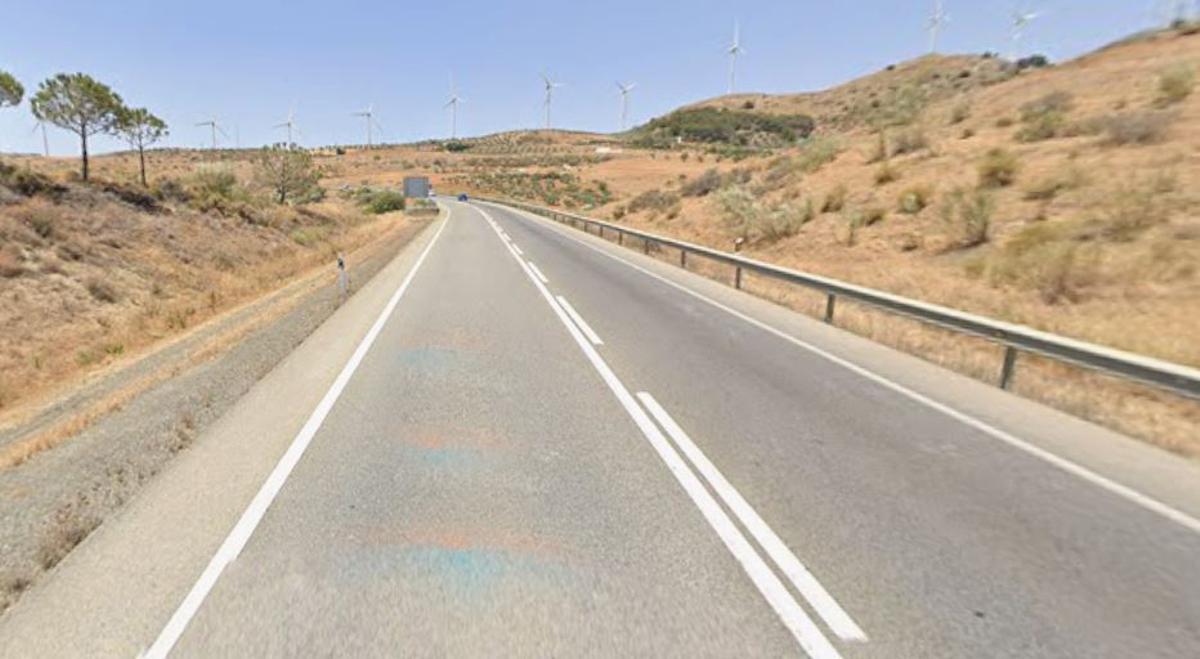 Carretera A-357, lugar donde ha ocurrido el accidente