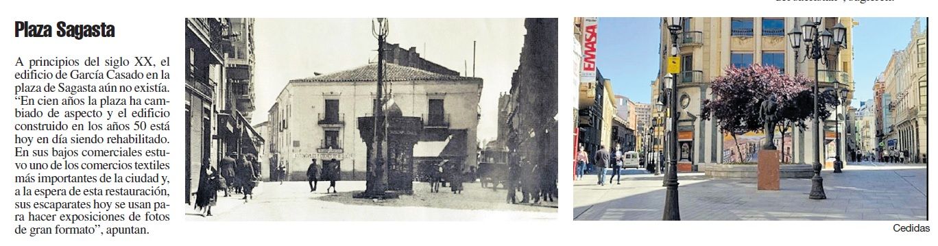 Ayer y hoy de la plaza Sagasta