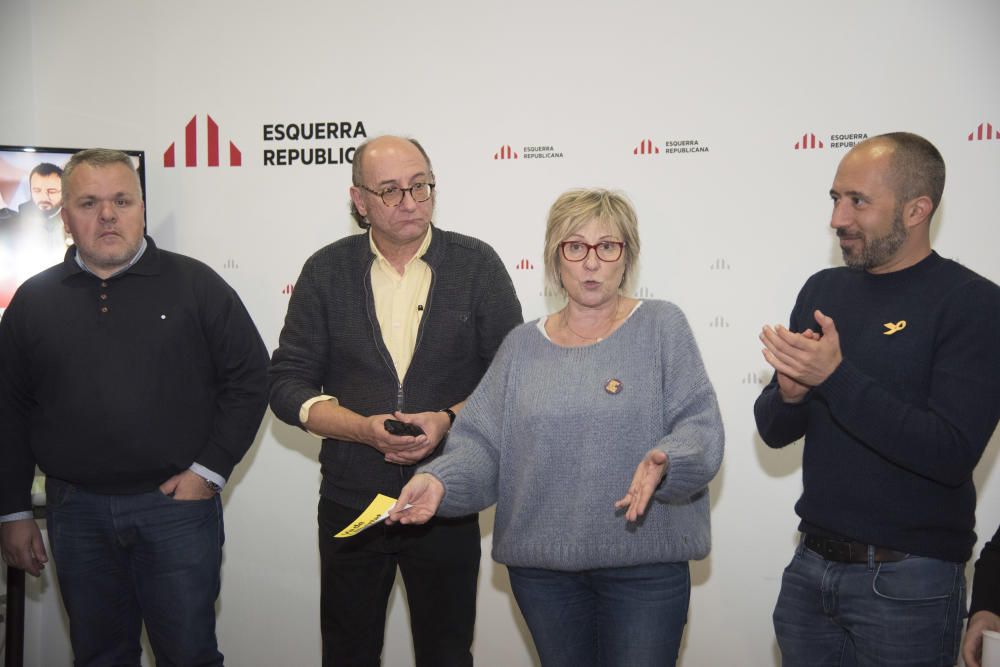 La nit electoral del 10-N a Manresa