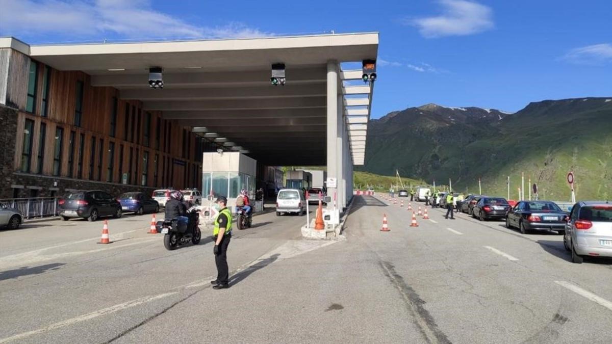 Frontera de Andorra con Francia, el pasado 1 de junio.