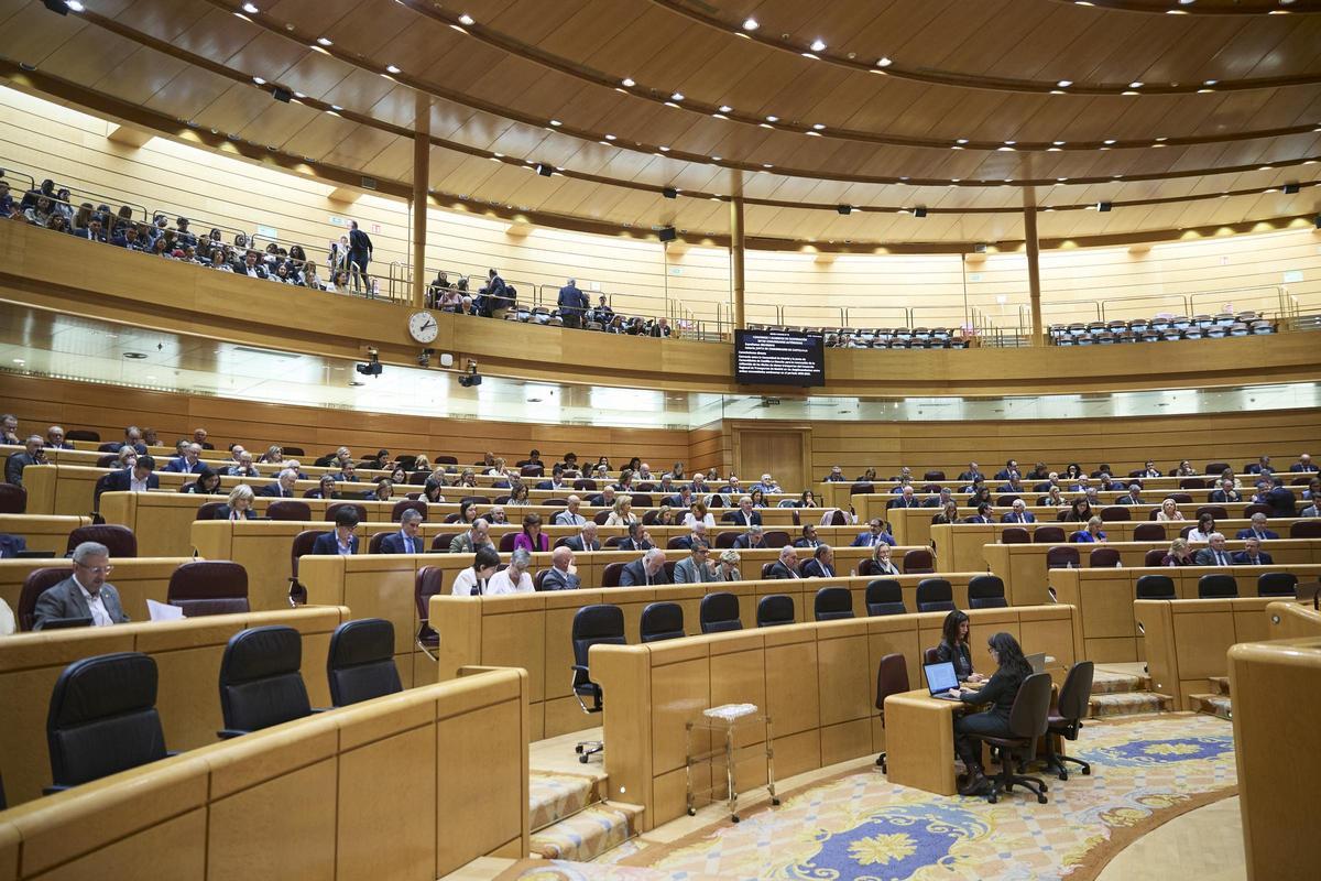 El hemiciclo del Senado en imagen de archivo.