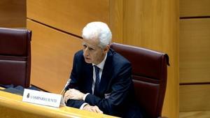 Archivo - El vicepresidente de SEPI, Bartolomé Lora, durante su comparecencia en la comisión de investigación del Senado sobre el caso Koldo.