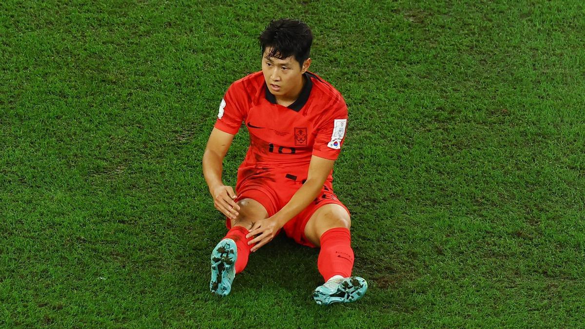 Kang In Lee, en el partido ante Portugal.