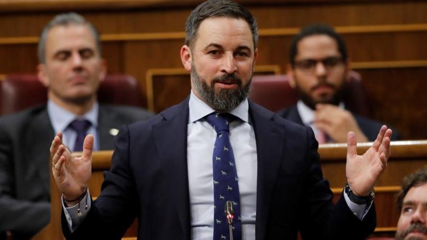 El líder de Vox, Santiago Abascal.