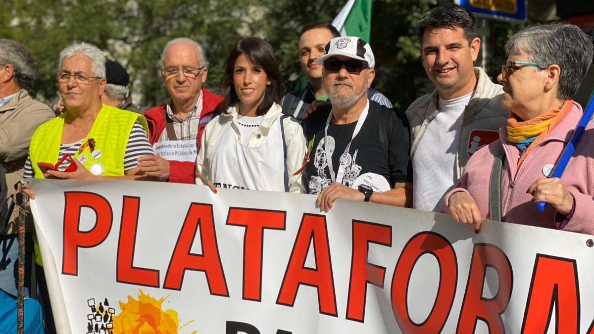 Unos 500 cordobeses se suman a la manifestación de Madrid por unas pensiones dignas