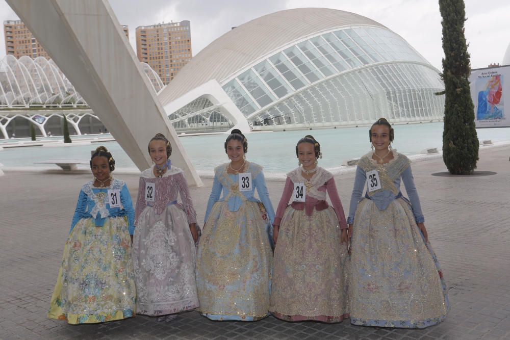 Las candidatas a Fallera Mayor Infantil visitan el Museo Príncipe Felipe