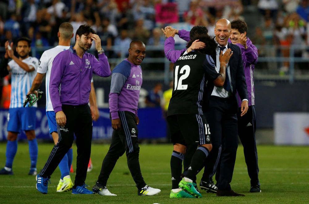 El Reial Madrid guanya la Lliga a Màlaga (0-2)