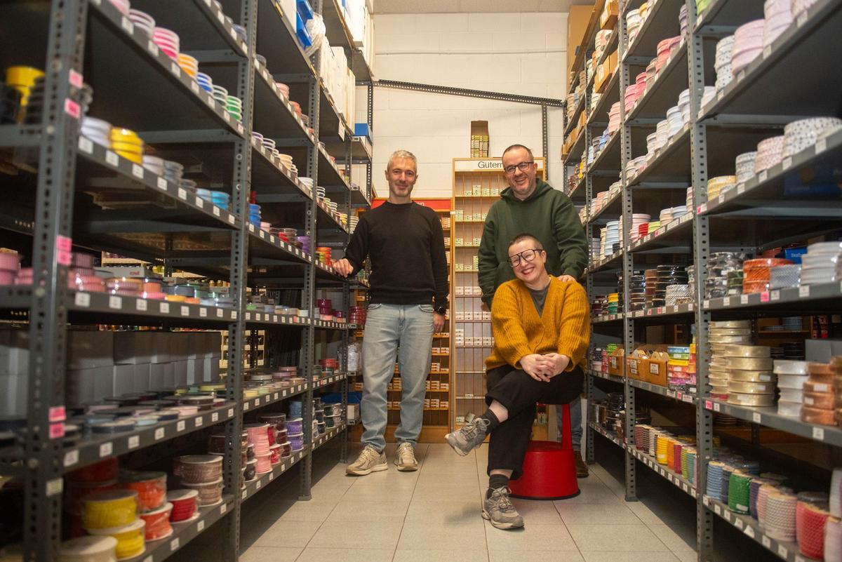 Javier Diéguez. Laura Armendáriz y Antonio Armendáriz en el Comercial Ditex