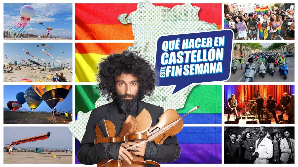 Qué hacer en Castellón este fin de semana: Ara Malikian y los festivales del Viento y del Blues para arrancar junio con energía