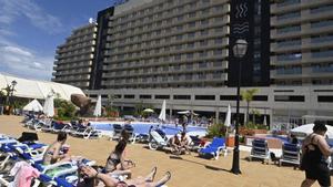 Exterior de uno de los hoteles del complejo de Marina dOr, en Orpesa.