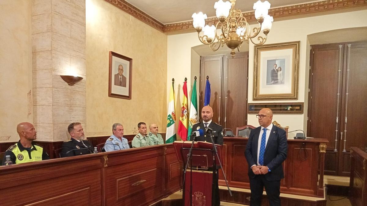 Toma de posesión del nuevo jefe de la Policía Local de Rute.