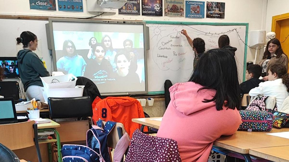 En Costa da Morte participan tres colegios en la Campaña Mundial por la Educación