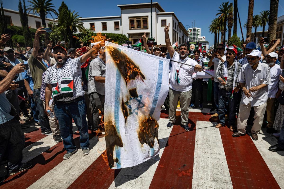 Rabat sale a la calle en apoyo del líder de Hamas asesinado por Israel