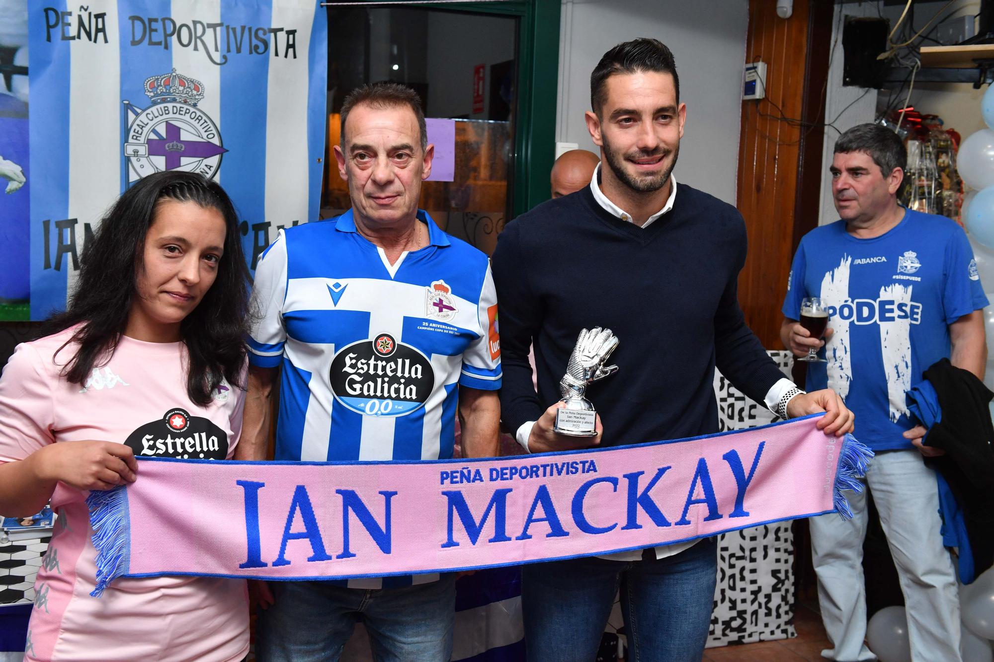 Inauguración de la peña Ian Mackay