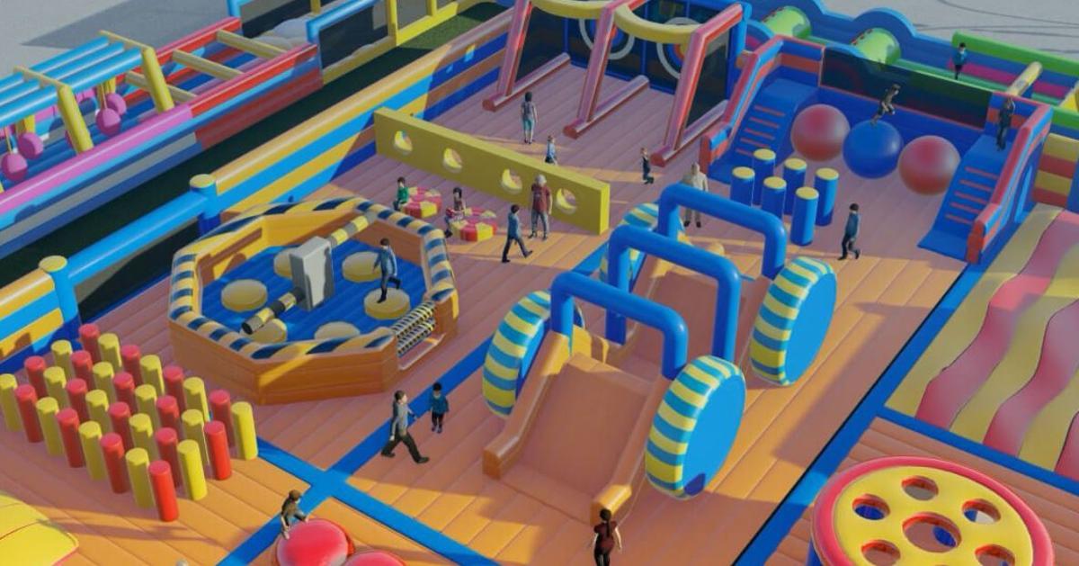 El parque hinchable más grande del mundo, en Málaga, ya tiene fecha de apertura definitiva