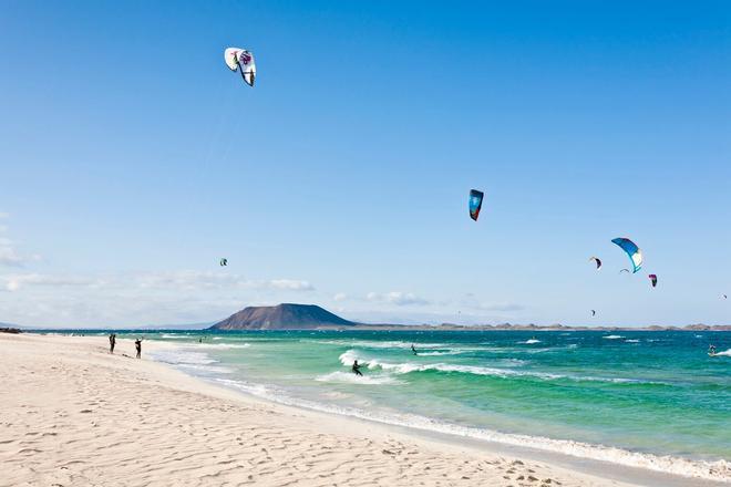 Kite surfing en Fuerteventura