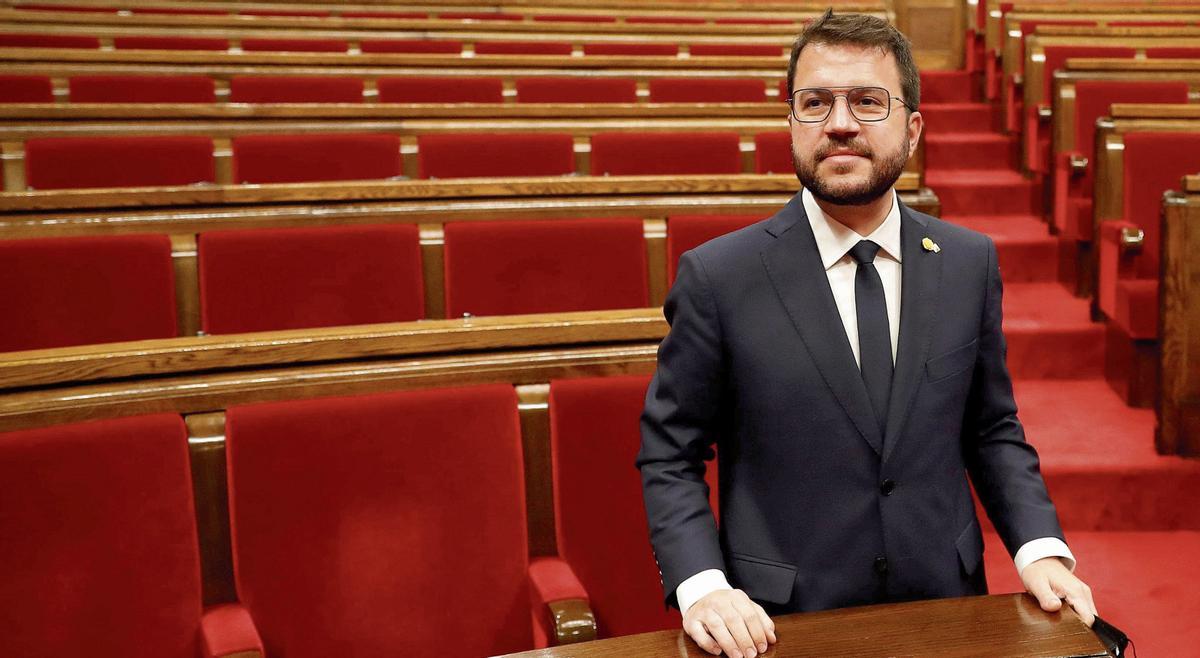 Aragonès, investido presidente de la Generalitat con aval del independentismo