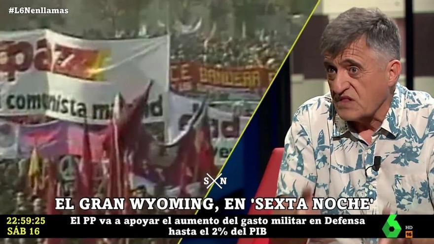 El Gran Wyoming, muy crítico con la OTAN en &#039;laSexta noche&#039;: &quot;¿Dónde estaba en la guerra de Irak?&quot;