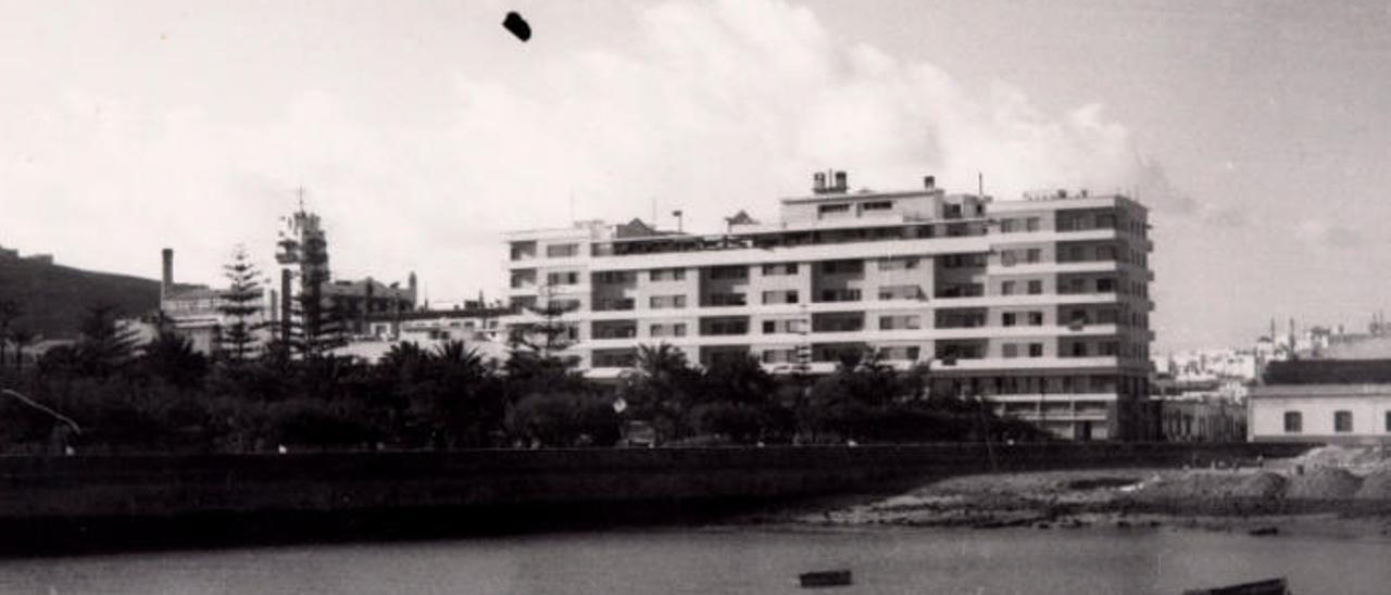 El Hotel Parque entre los años 40 y 50.