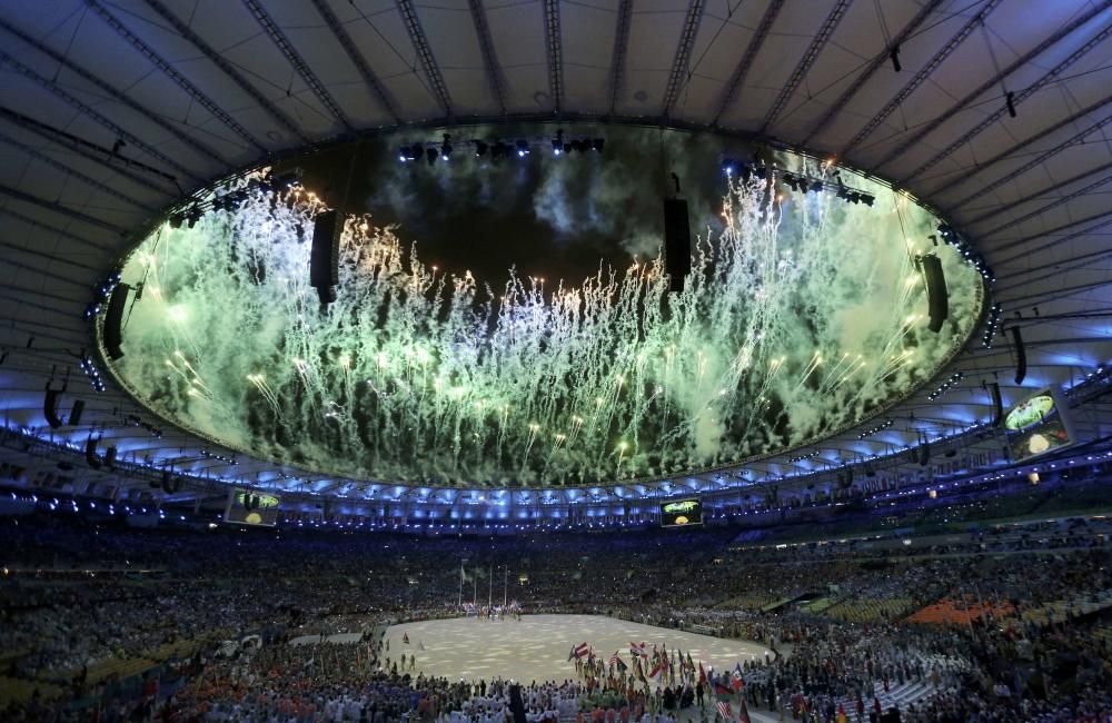 Espectacular cerimònia de clausura dels Jocs de Rio