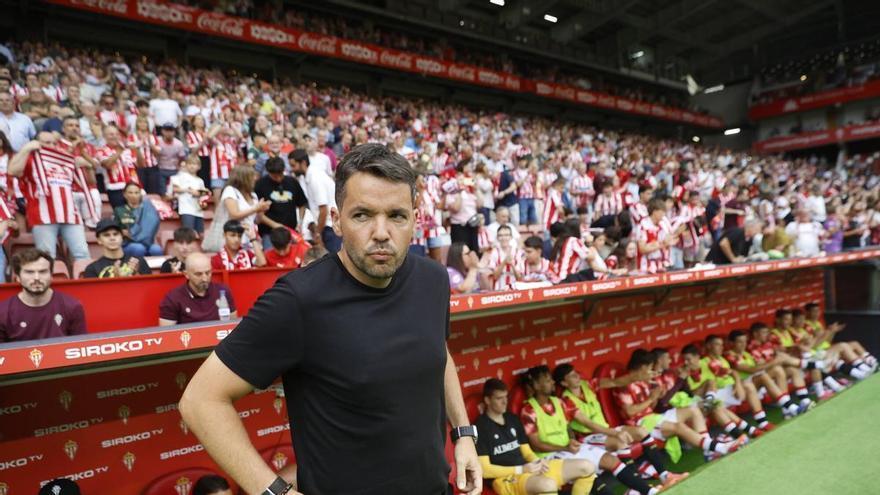 Nicolás Larcamón, tras el empate ante el Sabadell: "Tenemos que atacar el margen de mejora"