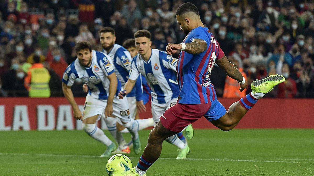 Así fue el gol de Memphis ante el Espanyol