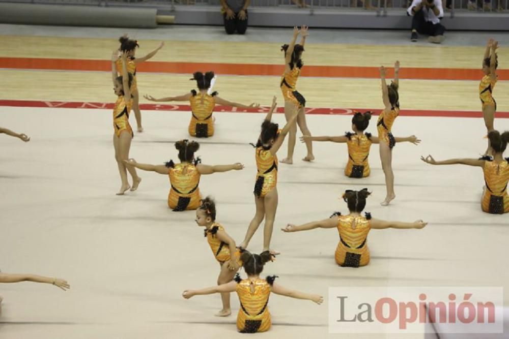 Clausura de las escuelas de Cartagena de gimnasia rítmica y estética de grupo