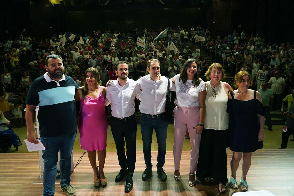 Elecciones generales 23J | Mitin de Alberto Garzón (Sumar) en Málaga