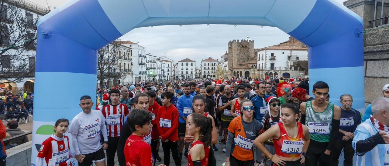 San Silvestre en Cáceres.