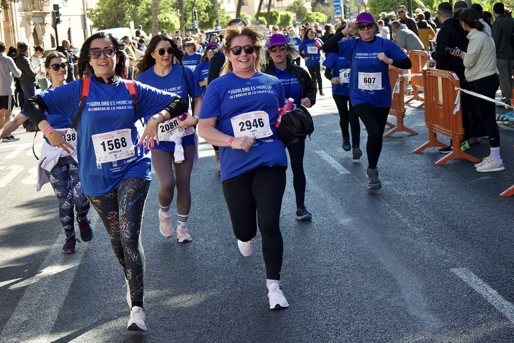 Las imágenes de la llegada a meta de la Carrera de la Mujer de Murcia 2024