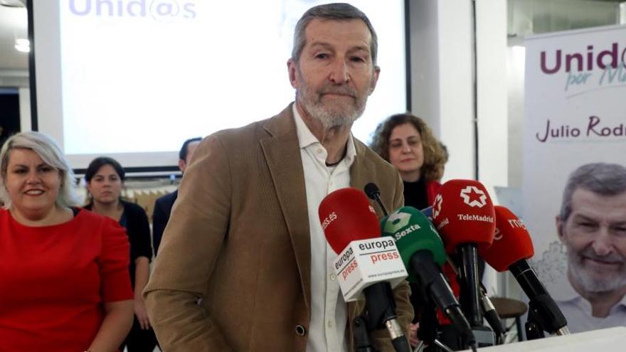 Julio Rodríquez presenta su candidatura en Madrid.