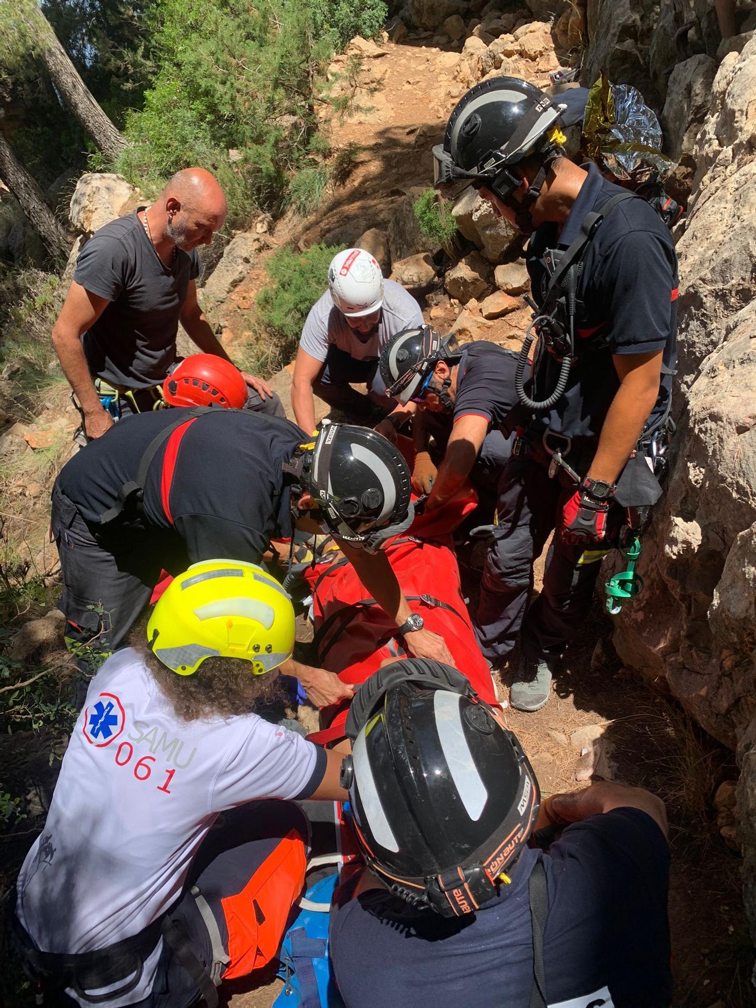 Escalada accidentada en Ibiza: tres personas resultan heridas, una de gravedad