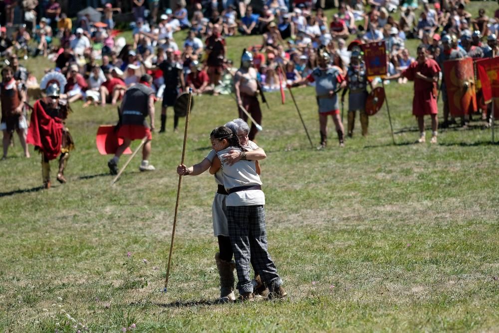 Batalla en la fiesta Astur romana en Carabanzo