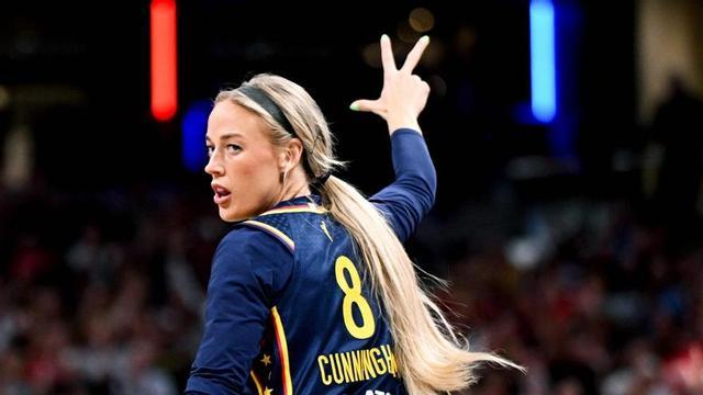 Sophie Cunningham, en un partit dels Indiana Fever.