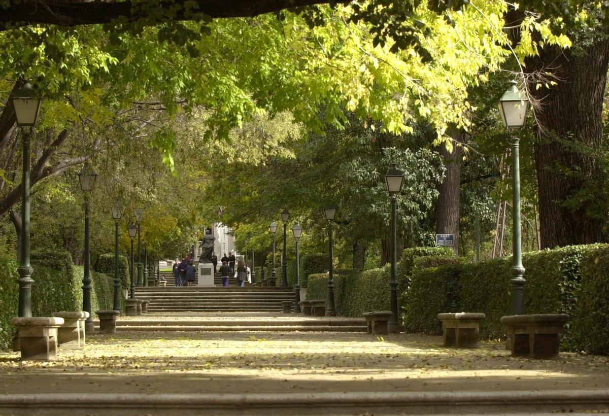 Jardines del Botánico, en Madrid.
