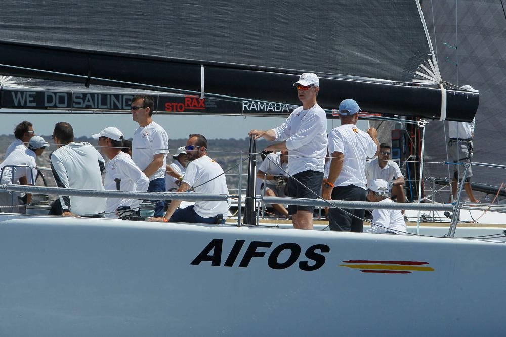 Copa del Rey de Vela: Felipe VI se embarca en el Aifos