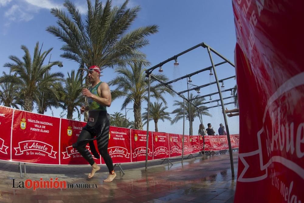 Salida del Triatlón Villa de Fuente Álamo