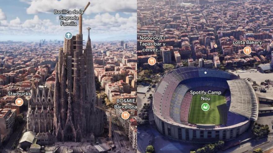 La vista immersiva de Google Maps arriba a Barcelona: visita la Sagrada Família i el Camp Nou des del sofà de casa
