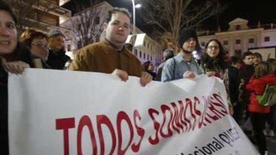 Protesta contra el acoso y la homofobia