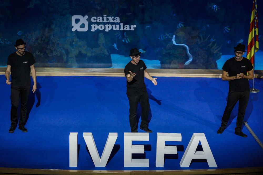 Instante de la gala del instituto de empresa familliar.