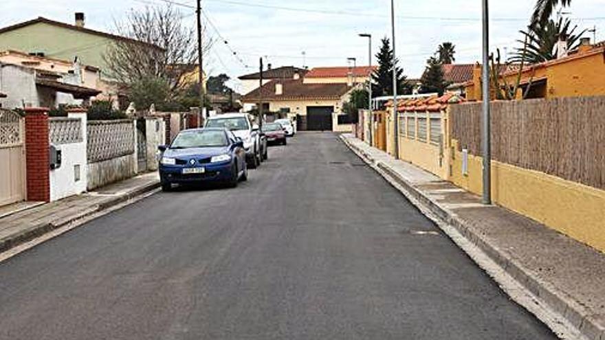 El carrer Font d&#039;en Illa, a Castelló Nou.