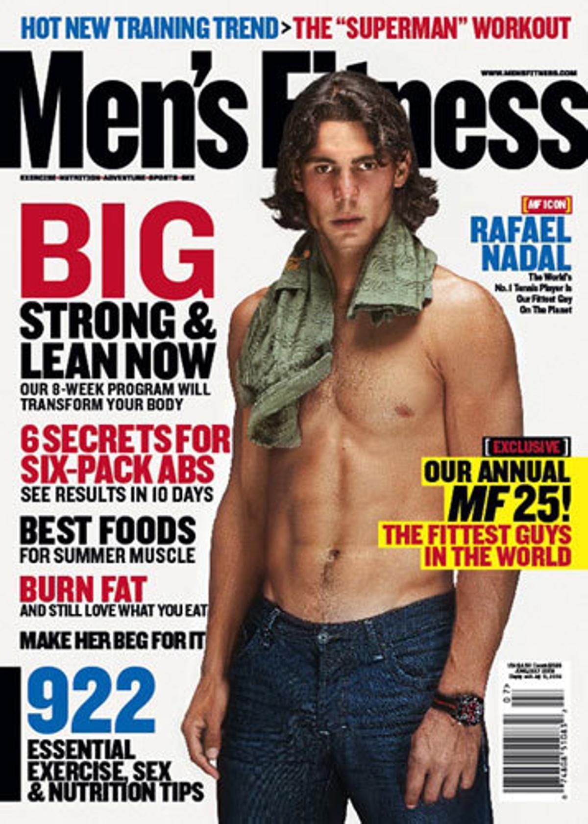 Rafa Nadal en las portadas de revistas