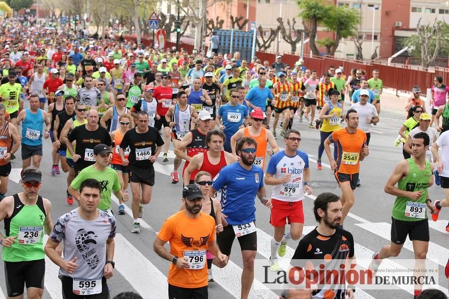 Media Maratón de Murcia: salida