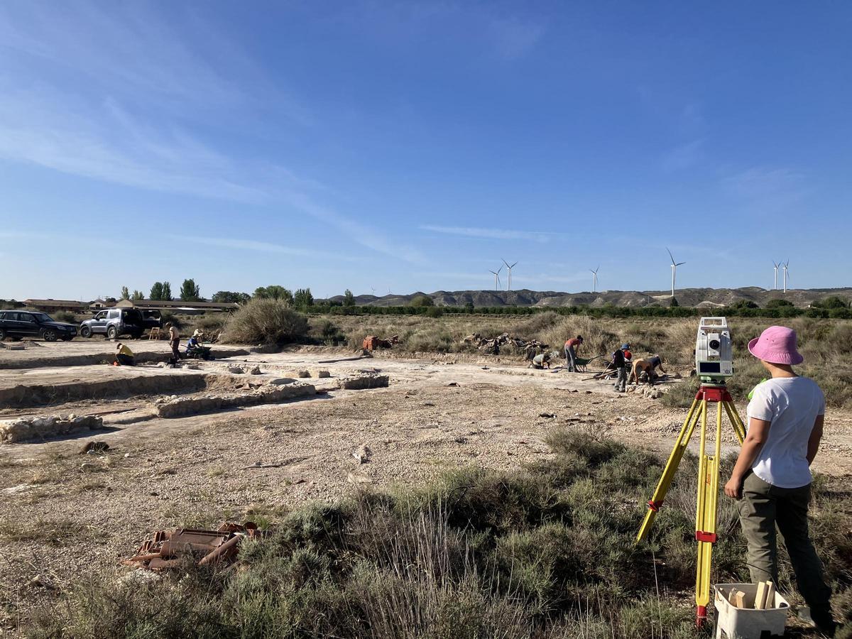 El yacimiento de La Cabañeta en El Burgo de Ebro.