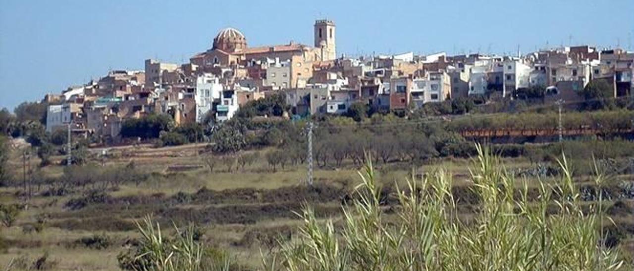 Vista panorámica del municipio de Canet lo Roig.