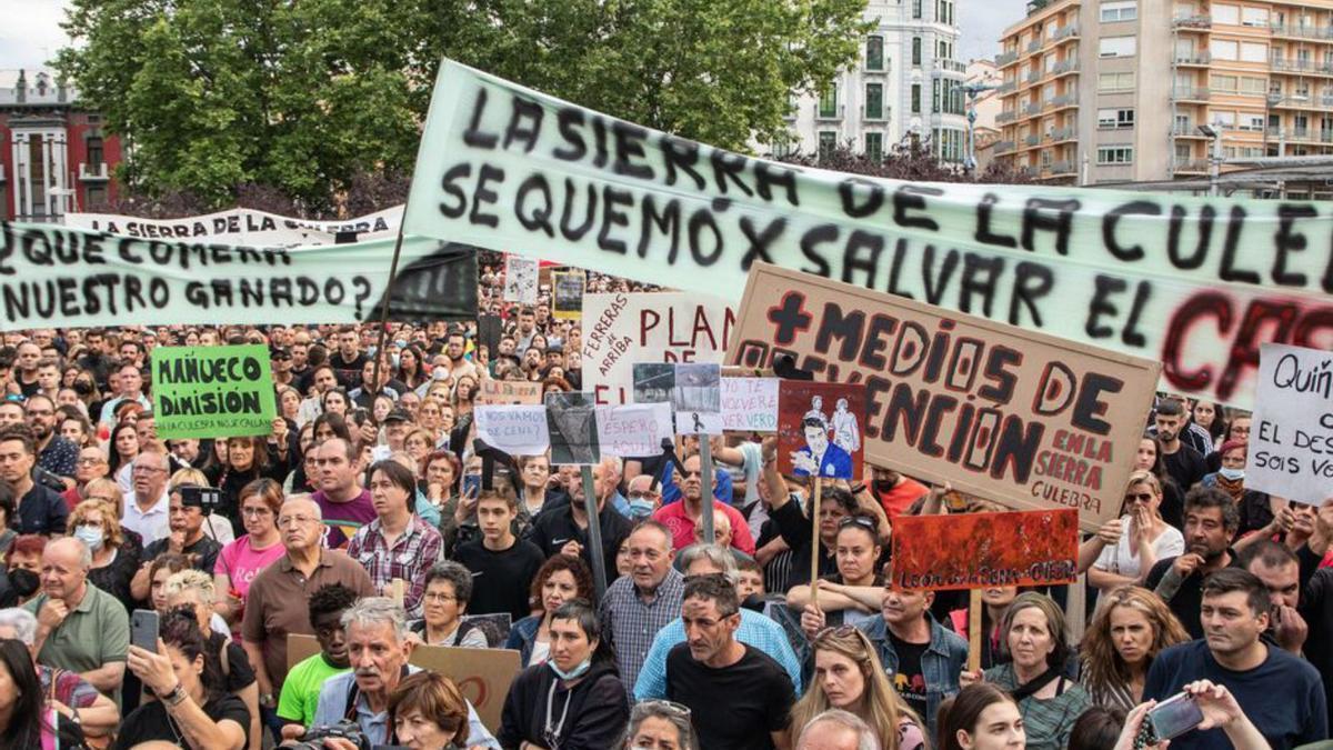 Manifestación de “La Culebra no se calla”, en junio.