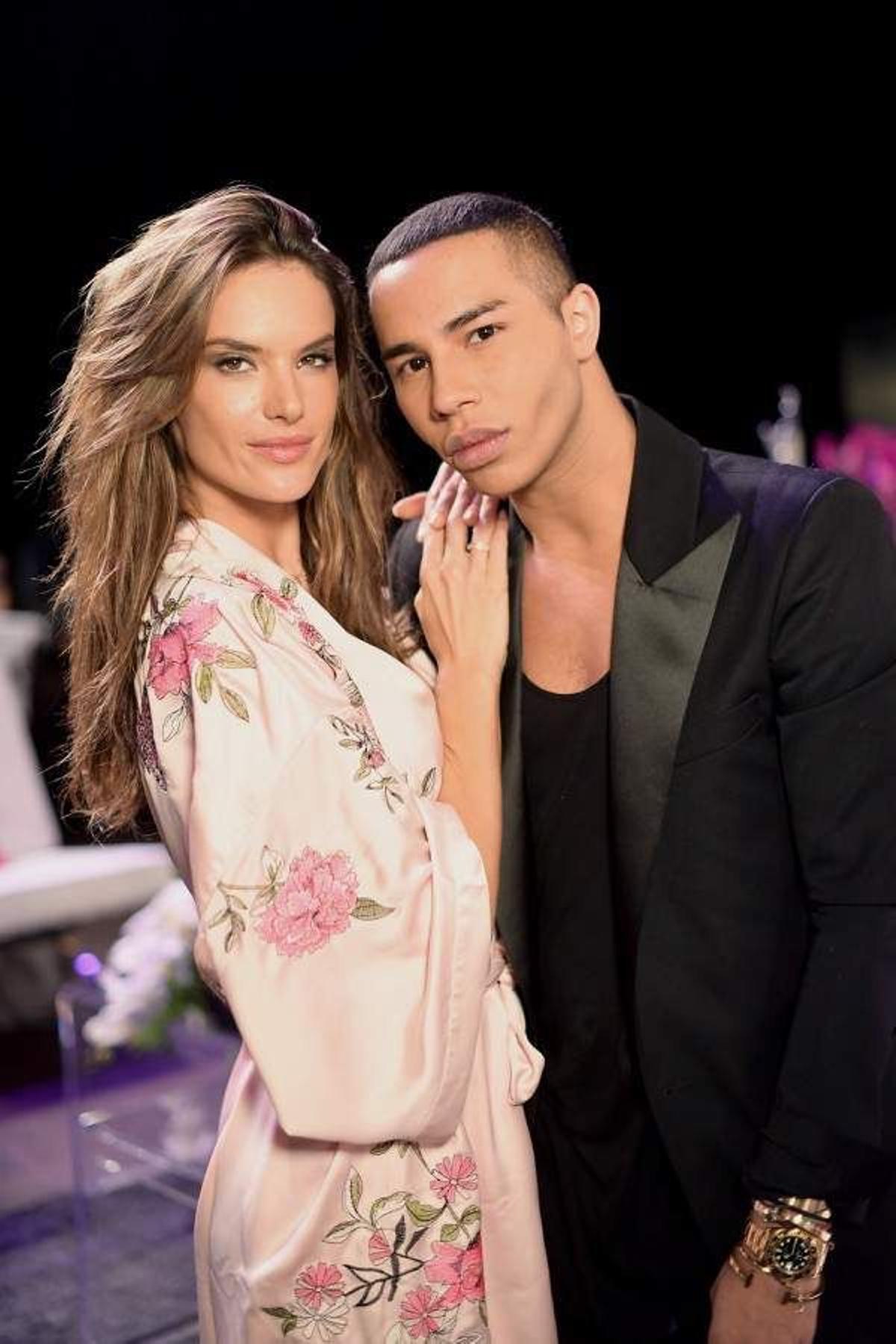 Victoria's Secret Fashion Show 2017: Alessandra Ambrosio y Olivier Rousteing