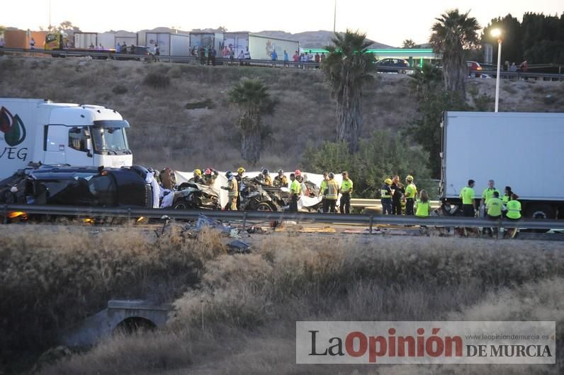 Grave accidente en Sangonera la Seca